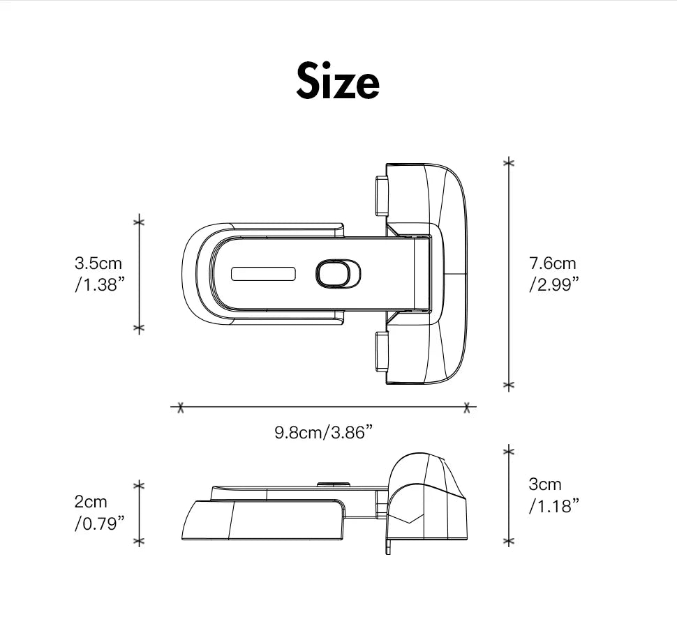 Child Safety Refrigerator Lock