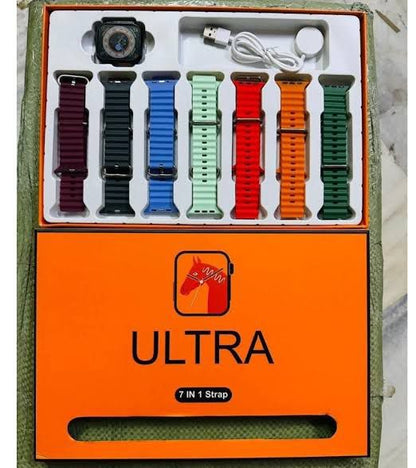 Ultra Smart Watch With 7 Straps