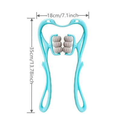 6 Wheel Pressure Point Neck Massager