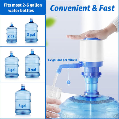 Manual Hand Press Pump Water Dispenser