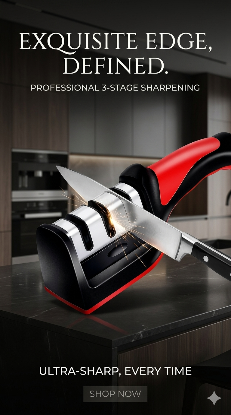 3-Stage Professional Knife Sharpener